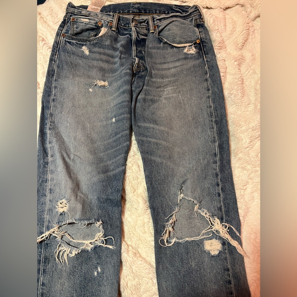 LEVIS MENS JEANS 501 W32 L34